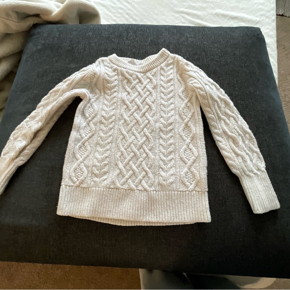 GAP Kids's Cable Knit Sweater - White